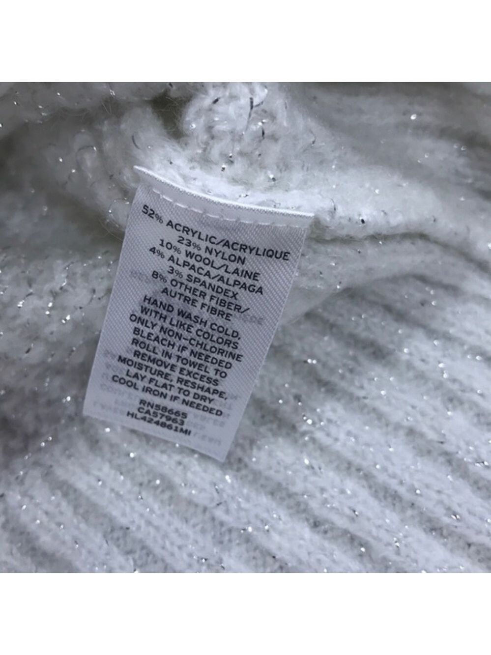 CHELSEA28 Rib Metallic Sweater - Picture 7 of 7